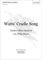 Watts Cradle Song SATB choral sheet music cover